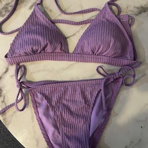 Sparkly Purple Bikini